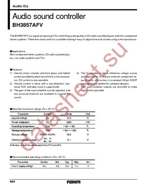 BH3857AFV-E2 datasheet  